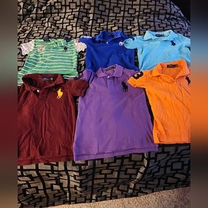 6 Authentic Ralph Lauren Polo Shirts